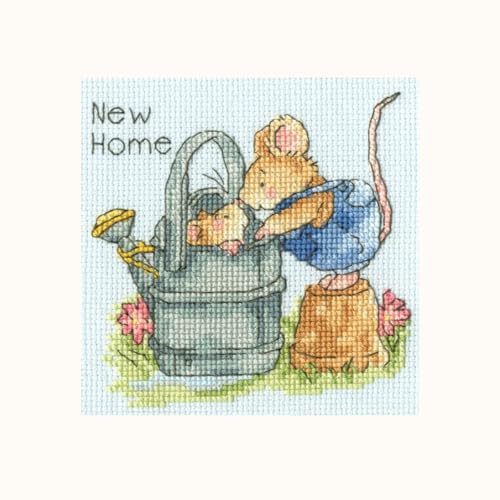 Bothy Threads The Home of Happy Stitching Kreuzstich Set mit Zählmuster Willkommen zuhause von Bothy Threads The Home of Happy Stitching
