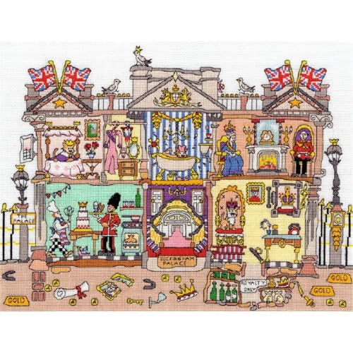 Bothy Threads Cut Thru Buckingham Palace Cross Stitch Kit by Bothy Threads, 35x26cm von Bothy Threads