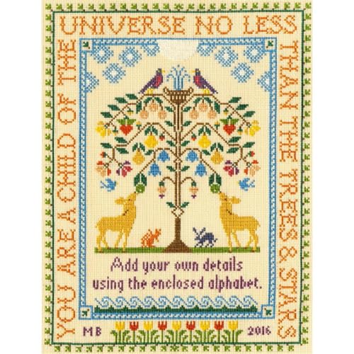 Bothy Threads Kreuzstich-Set Baum des Lebens, 24x31cm, XS6, Zählmuster von Bothy Threads