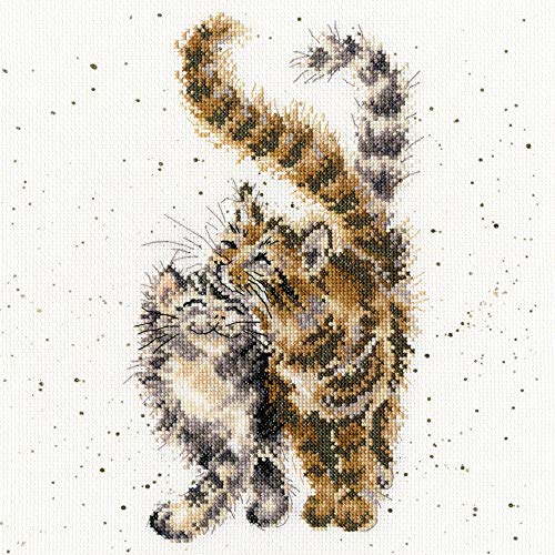 Bothy Threads Kreuzstich-Set Feline, 26x26cm, XHD60, Zählmuster von Bothy Threads