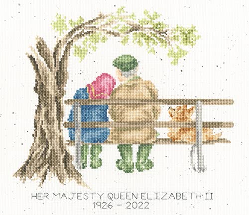 Bothy Threads Kreuzstich Set Ihre Majestät die Königin Zählmuster von Bothy Threads
