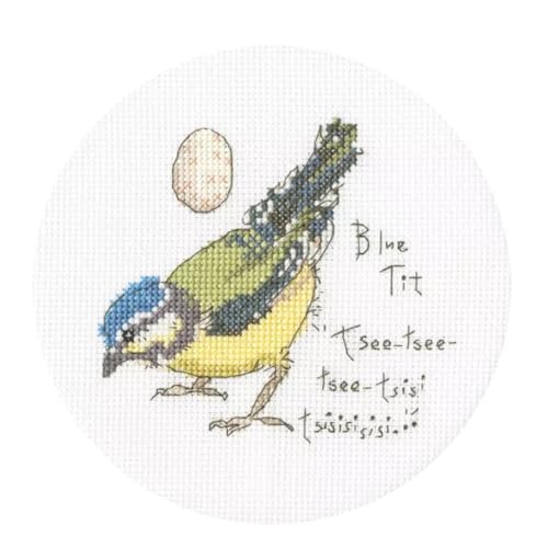 Bothy Threads Kreuzstich Set Kleine Blaumeise Zählmuster von Bothy Threads