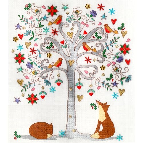 Bothy Threads Kreuzstich-Set Liebe Winter, 23x26cm, XKA13, Zählmuster Bothy Threads Kreuzstich-Set Liebe Winter, 23x26cm, XKA13, Zählmuster von Bothy Threads