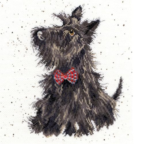 Scottie Bothy Threads Kreuzstich Satz von Hannah Dale of Wrendale Designs von Bothy Threads