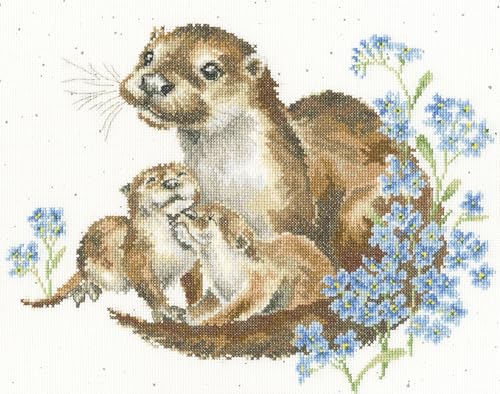 Bothy Threads Kreuzstich-Set nach Zählmuster, Otterly Adorable von Bothy Threads