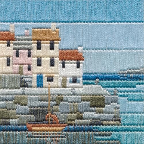 Bothy Threads Langstich-Set Fischerhäuschen, 11x11cm, DWSLS4, Zählmuster von Bothy Threads
