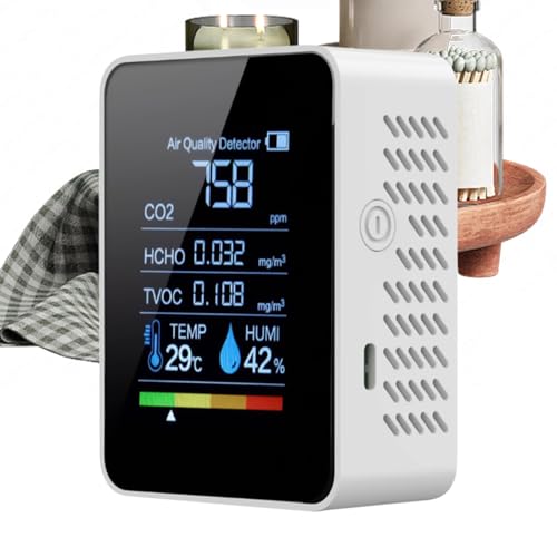Botiniv Luftqualitätsmessgerät | Kohlendioxid-Monitor - Präzises Sicherheitsmessgerät Für Kohlendioxid Überwachung In Growzelten Und Schlafzimmer Botiniv Luftqualitätsmessgerät | Kohlendioxid-Monitor - Präzises Sicherheitsmessgerät Für Kohlendioxid Überwachung In Growzelten Und Schlafzimmer von Botiniv