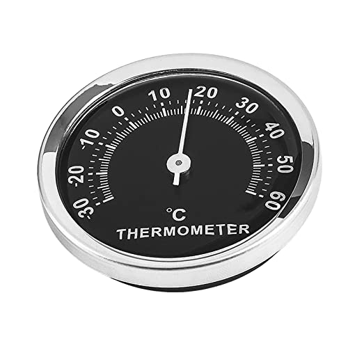 Botiniv Wandthermometer Indoor - Rundthermometer | Indoor Outdoor Wetterthermometer für Gartenterrasse, Keine Batterie erforderlich, genaue Ablesung von Botiniv