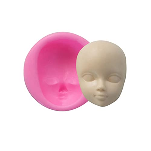 Gesichtsformen Silikon | 3D Baby Face Clay Mold Puppengesichter Silikonform,Handgemachte Tonformen Sugarcraft Schokoladenform für Fondants, Kuchendeckel, Backwerkzeuge Botiniv von Botiniv