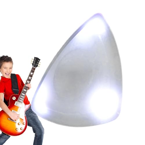 Leuchtendes Gitarrenplektrum | bunt beleuchtete Bass-Picks | Auto LED leuchtendes Gitarrenplektrum | Cooles Ukulele-Picks-Paket für eine verbesserte Bühnenperformance | Gitarrenbilder-Set von Botiniv