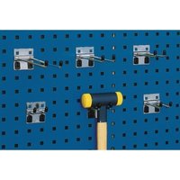 Bott - Doppelhaken Tiefe 75 mm verzinkt ø 6 mm passend für Lochplatten von Bott