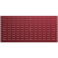 Schlitzplatte B1486xH457 mm, purpurrot ral 3004 - Bott von Bott