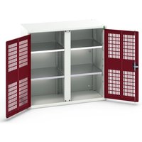 bott verso Kleiderspind mit Belüftung, mit 4 Fachböden und Trennwand, BxTxH: 1050 x 550 x 1000 mm von Bott