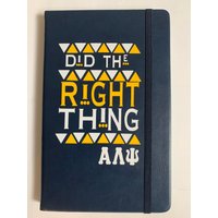 Alpha Lambda Psi "Did The Right Thing" Notizbuch Alpha Lambda Psi "Did The Right Thing" Notizbuch von BottleBeautiesVA