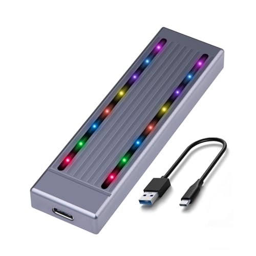 Bottone NVME SSD-Gehäuseadapter USB C 3.2 Gen2 10 Gbit/s PCIe MKey 2230 2242 2260 2280 Gehäuse von Bottone