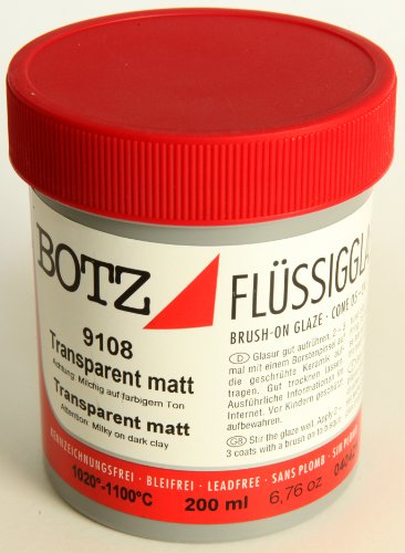 NEU Botz-Flüssig-Glasur. 200ml. Transparent matt von Botz