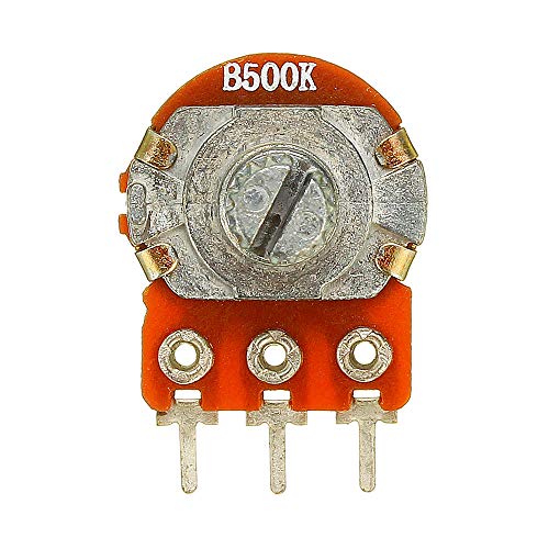 BouBou 1 2 5 10 20 50 100 250 500 1000K Ohm Potentiometer Single Linear - 500K von BouBou