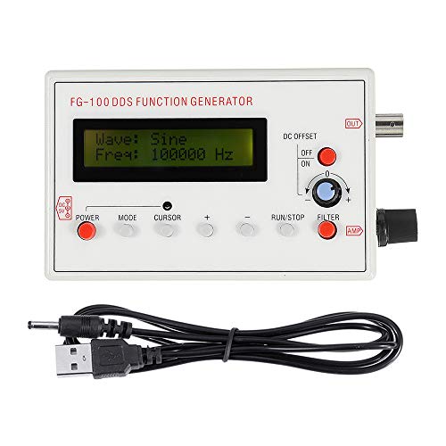 BouBou 1Hz-500Khz DDS Funktionssignalgenerator Frequenzgenerator Sinus + Quadrat + Dreieck + Sägezahn-Wellenformmesser von BouBou