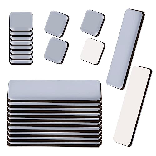 24 Stück Möbelgleiter Teflon Selbstklebend 2 Größen 19x70mm und 20x20mm (eckig) Möbelgleiter-Set Teppichgleiter Möbel Bewegen Pads Effektiver Schutz Ihrer Möbel Stühle Böden von BouGPeng