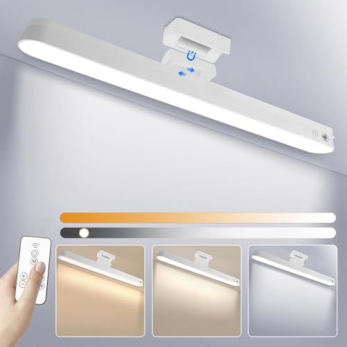 BouGPeng 40cm Unterbauleuchte Küche LED, Dimmbar Schrankbeleuchtung Kabellos 3600mAh, Vitrinenbeleuchtung LED, Küchenunterbauleuchte für Spiegel, Schreibtisch, Küche, Schrank, Vitrine und Wand… von BouGPeng