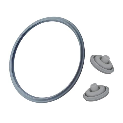für WMF Schnellkochtopf Ersatzteile - 22cm Dichtungsring und 2x Kochsignaldichtung Kochsignal Dichtung für WMF 18cm und 22cm Perfect 2,5l - 8,5l Deckel Schnellkochtöpfe Silikon (3Teiliges Set) von Bouge
