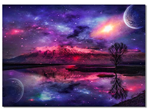 Bougimal Diamant Painting Bilder (30cmx40cm), 5D Diamant Painting Full für Erwachsene Geschenk Wall Decoration, Galaxy von Bougimal