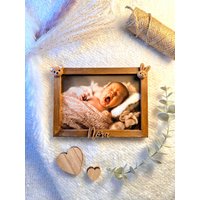 Kinder Bilderrahmen Personalisiert Holz Geburtsgeschenk Kindergeburtstag Babygeschenk Weihnachten Dekoration 3D Gravur Geschenk Halloween von Boumaland