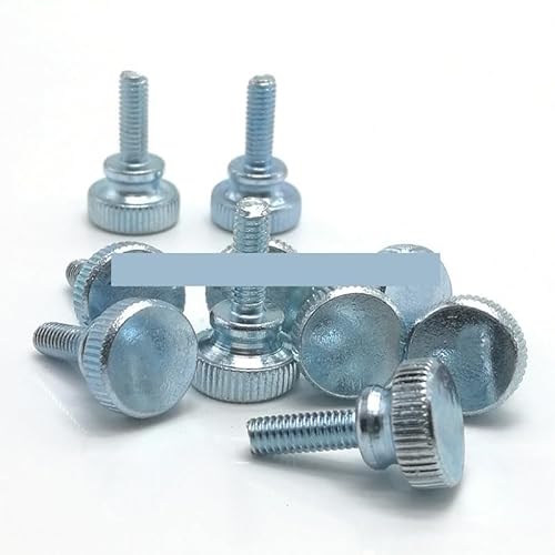 Zkensh-Bolts M5 M6 GB834 Handschraube Hoher Kopf Rändelgriff Einstellschraube, 2 STÜCKE, Weit verbreitet(8 Mm, 14 in Bag,M5) von Bouoely