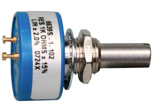 Bourns 6639 S 1 103 Leitplastik Potentiometer Regler 10 Kω 1 W 1 St Schwarz   B-Ware von Bourns