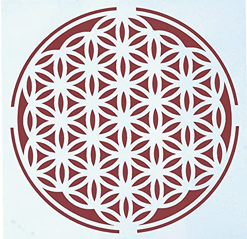 Boutique d'isacrea Iisacrea-Schablone, Kunststoff, 13 x 13 cm, Motiv: Fantasie (52) von Boutique d'isacrea