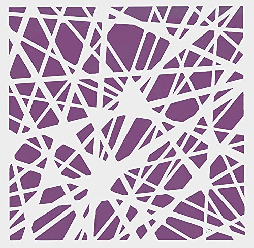 Boutique d'isacrea Schablone aus Kunststoff, 13 x 13 m, Fantasie-Motiv (16) von Boutique d'isacrea