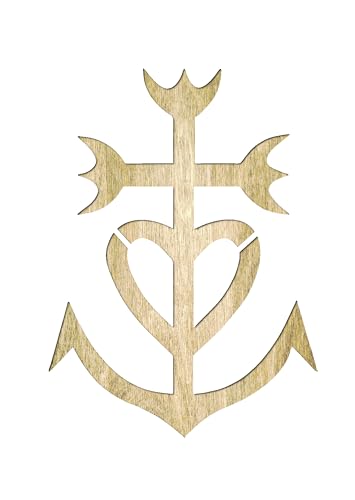 Schablone A4, 21 x 29,7 cm, Camargue-Kreuz aus Mylar-Kunststoff Schablone A4, 21 x 29,7 cm, Camargue-Kreuz aus Mylar-Kunststoff von Boutique d'isacrea