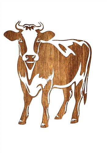 Schablone A4, 21 x 29,7 cm, Mylar-Kunststoff, Kuh Schablone A4, 21 x 29,7 cm, Mylar-Kunststoff, Kuh von Boutique d'isacrea