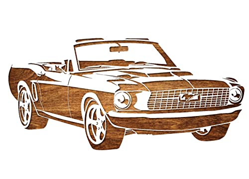 Boutique d'isacrea Mylar-Schablone Ford Mustang 1967 aus Kunststoff Boutique d'isacrea Mylar-Schablone Ford Mustang 1967 aus Kunststoff von Boutique d'isacrea