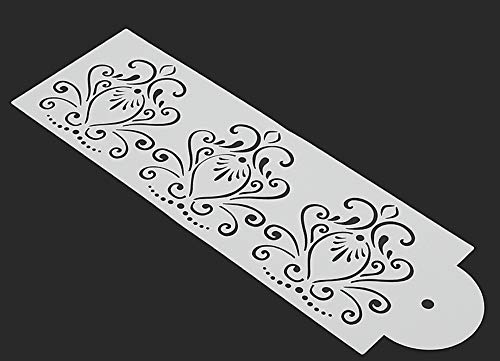 Schablone aus Kunststoff, 28 x 10 cm: Bordüre, Motiv Antike (03). von Boutique d'isacrea