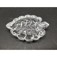 Kleine Leere Tasse Tasche Blatt Glas Kristall Makelloses Kristallblatt von BoutiqueShipShop