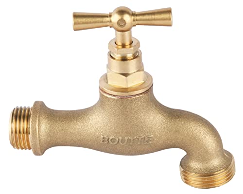 Boutt 2103315 R15B Garten-Wasserhahn, Messing, 15 x 21, Düse 20 x 27 von Boutt