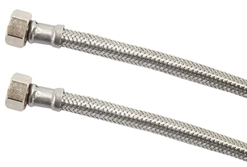 Boutt 3122940 FF12 Sanitär Schlauch IG 12 mm x 17 mm, Länge 300 mm, DN8 von Boutt