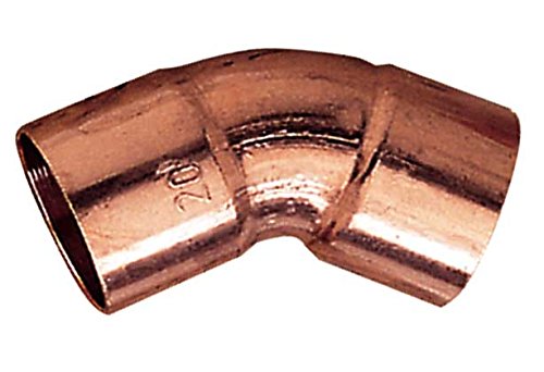 Boutté 3119124 Lötfitting Winkel, Kupfer, 45 °, Innengewinde, Ø 10 von Boutté