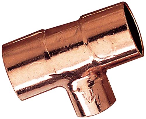 Boutté 3142368 T-Stück, Schweißfitting, Kupfer, weiblich, Rohrdurchmesser 18 mm / 22 mm / 18 mm von Boutté
