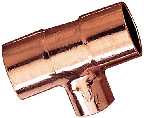 Boutté 3143105 T-Stück, Schweißfitting, Kupfer, weiblich, Rohrdurchmesser 28 mm / 22 mm / 28 mm von Boutté