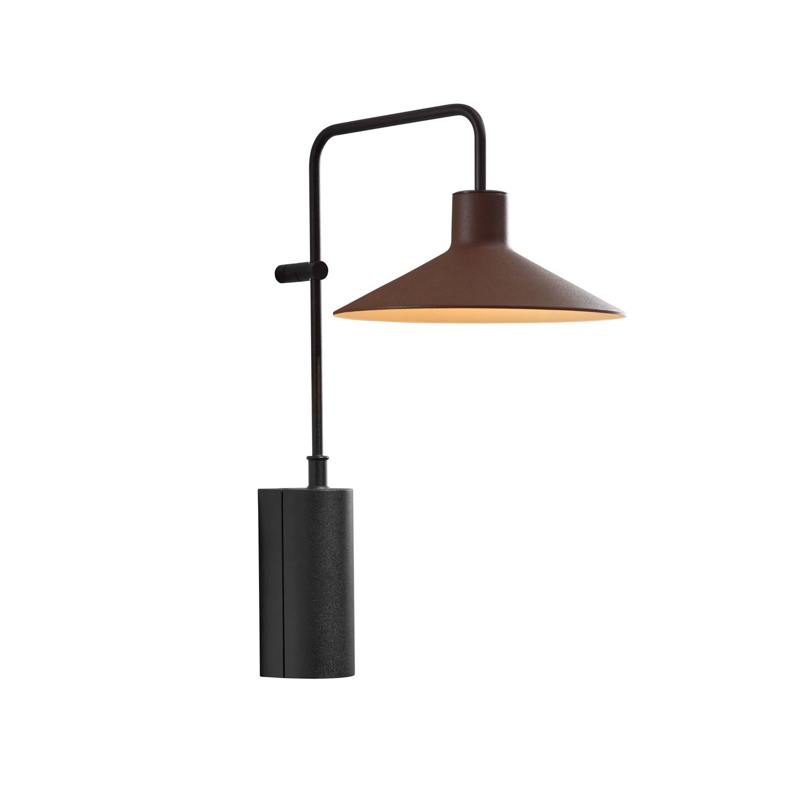 Bover Platet A01 LED-Außenwandlampe Schirm braun Bover Platet A01 LED-Außenwandlampe Schirm braun von Bover