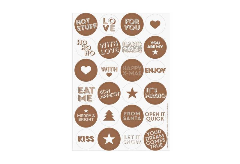 Bow & Hummingbird Adventskalender Aufkleber 24 Sticker Merry & Bright Bow & Hummingbird Adventskalender Aufkleber 24 Sticker Merry & Bright von Bow & Hummingbird