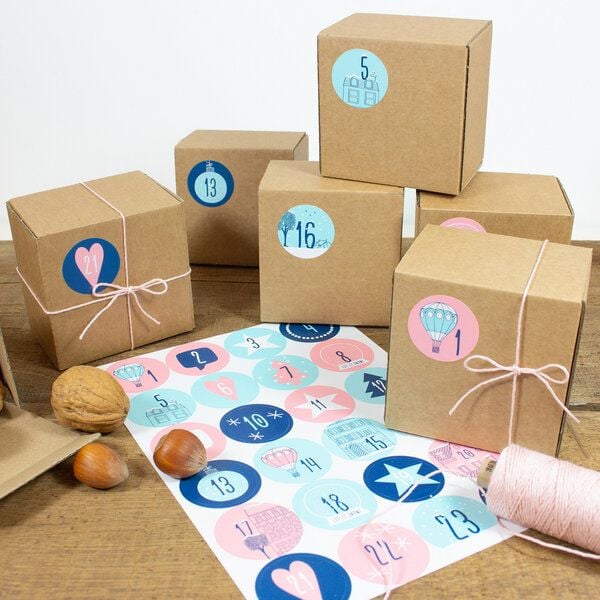 Bow & Hummingbird Adventskalender Set mit Boxen "Winter Wonder" von Bow & Hummingbird