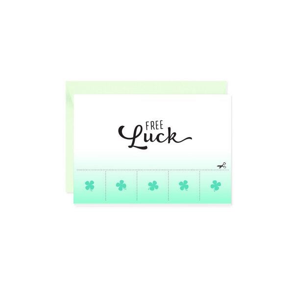 Bow & Hummingbird Mini-Grußkarte Free Luck Bow & Hummingbird Mini-Grußkarte Free Luck von Bow & Hummingbird