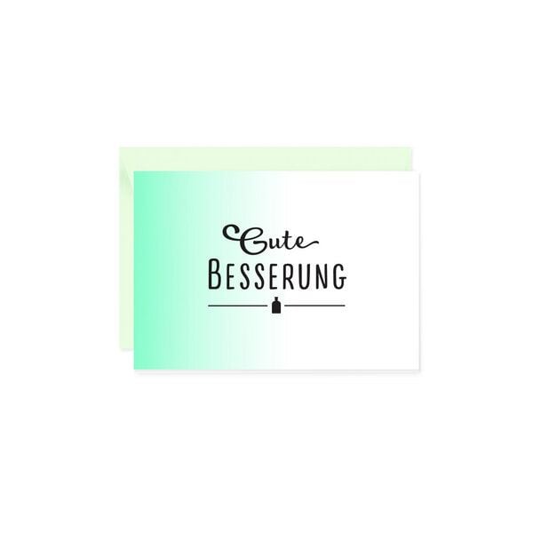 Bow & Hummingbird Mini-Grußkarte Gute Besserung Bow & Hummingbird Mini-Grußkarte Gute Besserung von Bow & Hummingbird