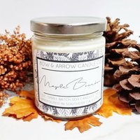 7 G Natürliche Sojakerze Ahorn Bourbon Duft | Glaskerze Herbstduft Herbstkerze Duftkerze 7 G Natürliche Sojakerze Ahorn Bourbon Duft | Glaskerze Herbstduft Herbstkerze Duftkerze von BowAndArrowCandleCo