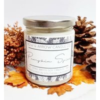 7 G Natürliche Sojakerze Kürbis Gewürz Duft | Glaskerze Herbstduft Herbstkerze von BowAndArrowCandleCo