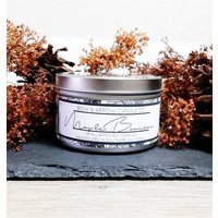 Ahorn Bourbon Duft 20 G Natürliche Sojakerze | Blechkerze Herbstkerze Sojakerze| Geschenk von BowAndArrowCandleCo