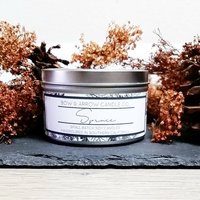 Fichte Duftkerze 20 G Natürliche Sojakerze | Blechkerze Fichtenwald Herbstkerze Duft Geschenk Fichte Duftkerze 20 G Natürliche Sojakerze | Blechkerze Fichtenwald Herbstkerze Duft Geschenk von BowAndArrowCandleCo